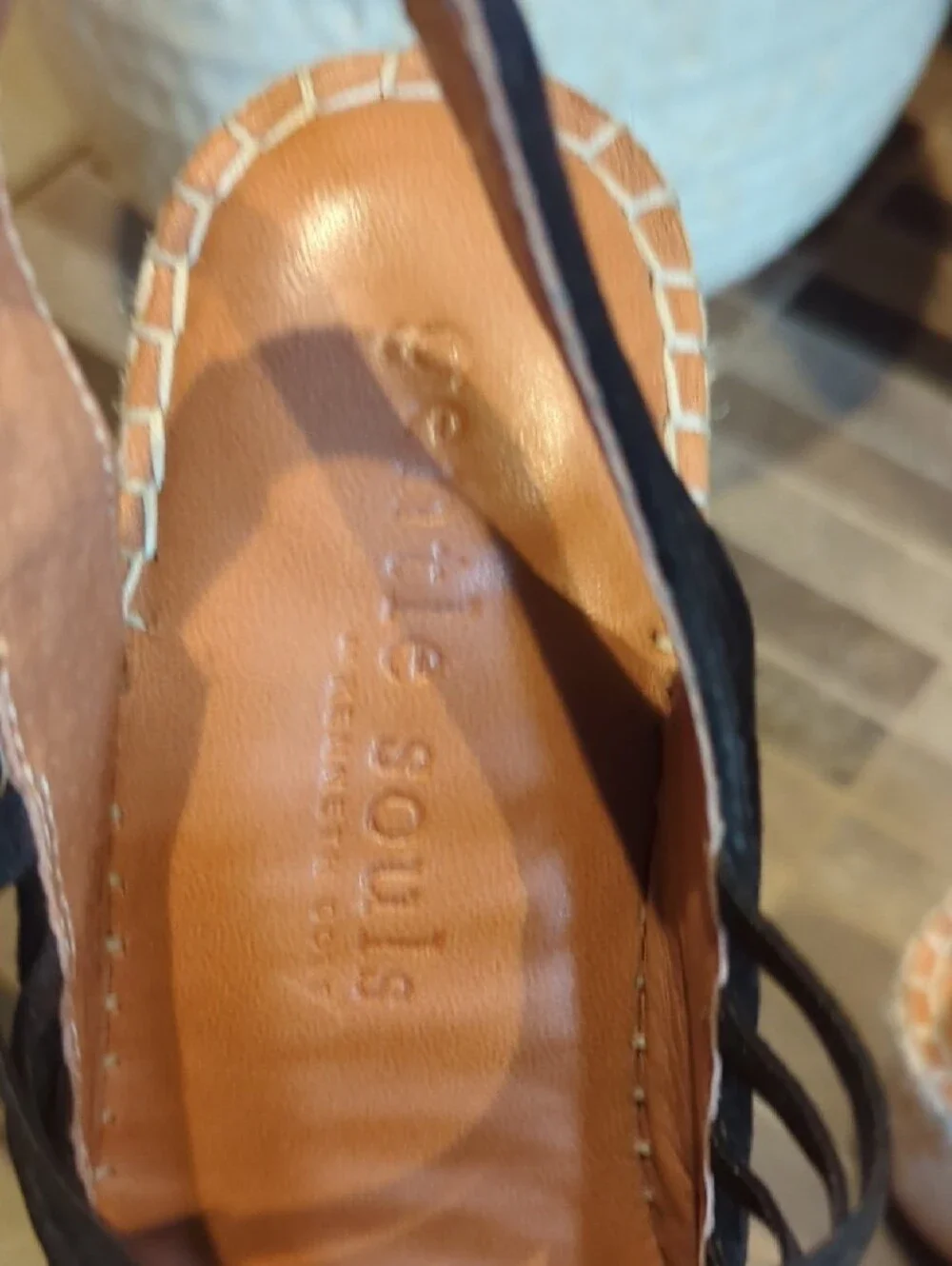 Black Strappy Slingback Women’s Espadrille Sandals